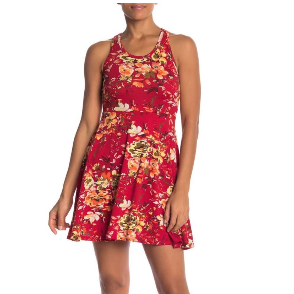 Angie floral dress